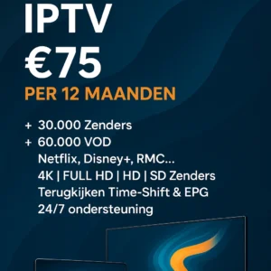 12 Maanden Diamond IPTV Abonnement